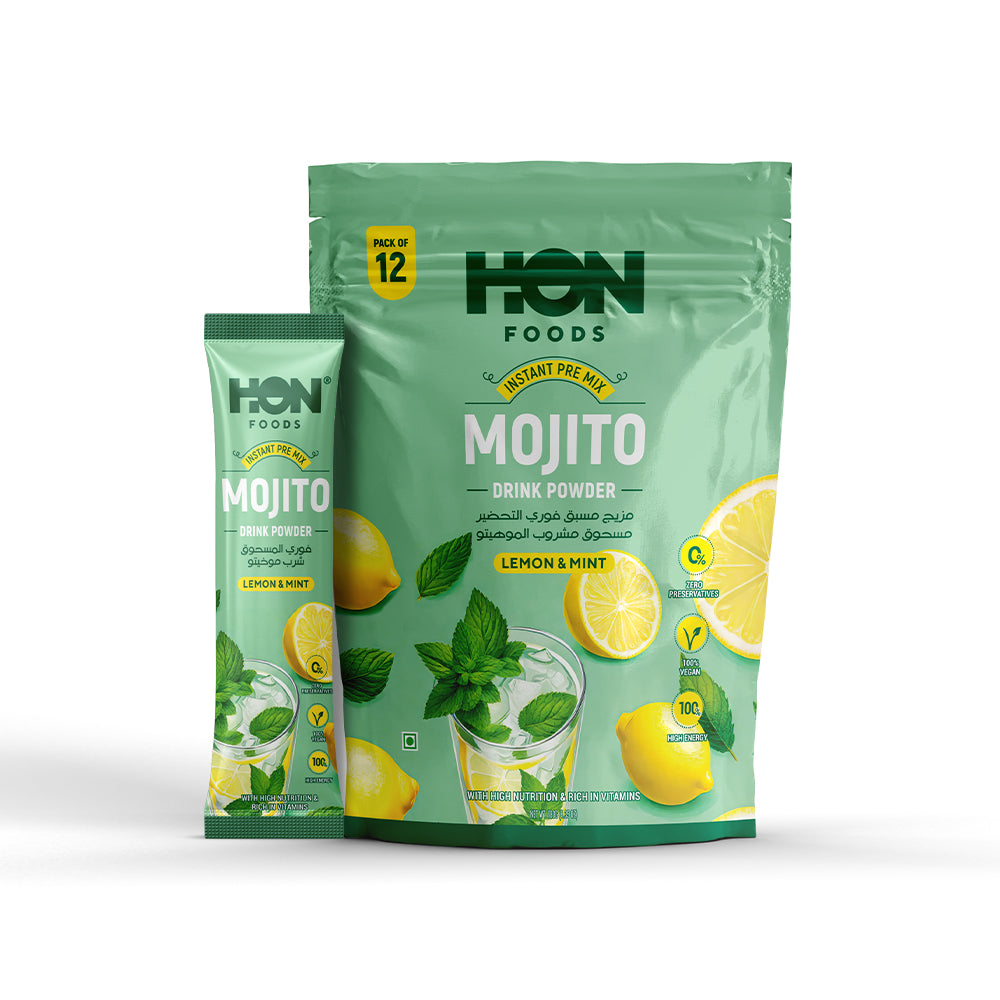 HON FOODS Tender Coconut Powder & Pre Mix Mojito "Combo"