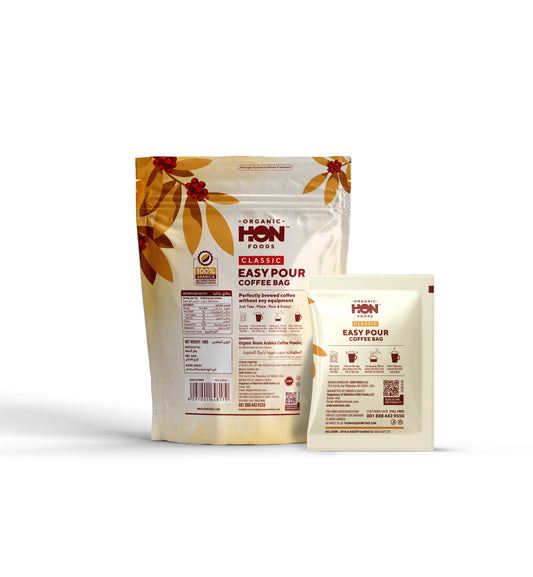HON FOODS Classic Easy Pour Coffee Bag (Pack of 10 Sachet)