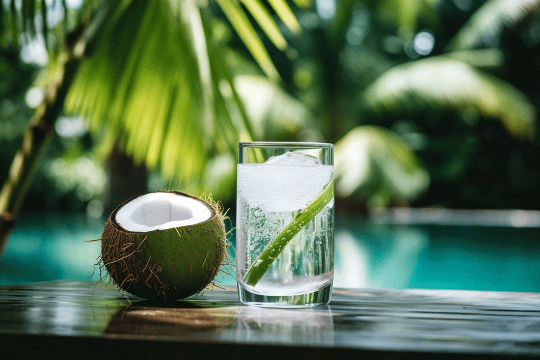 Coconut water with natural electrolytes for your wellness