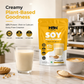 HON FOODS Soy Milk Powder [Plant-Based / Milk Alternative, Non-GMO & 42% Protein] Pack of 300 gm