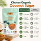 HON FOODS Organic Coconut Sugar, Non Gmo Chemicals Free And All Natural - 400 gm Pack