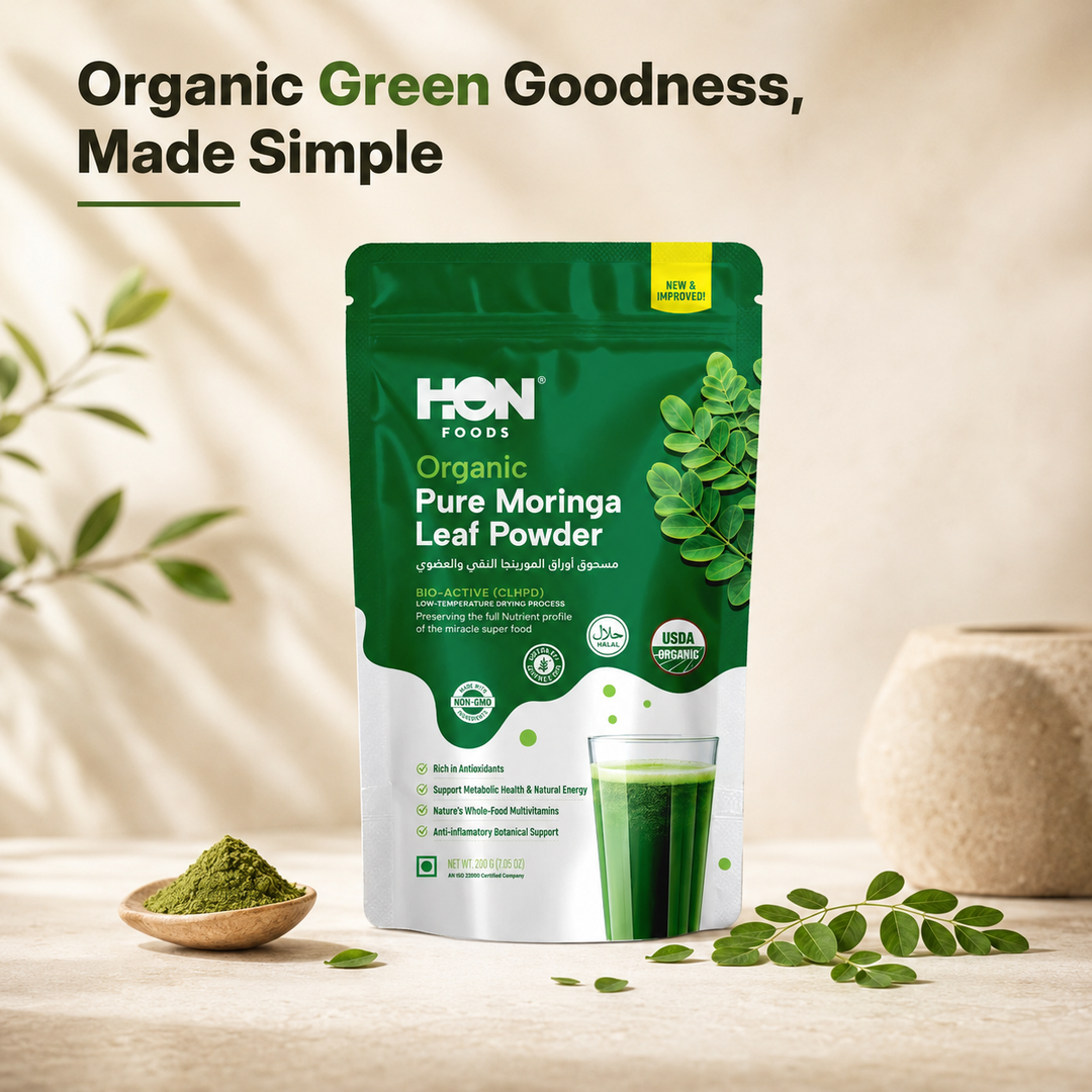 Organic Moringa Leaf Powder 200g | Superfood | Iron + Vitamin Rich