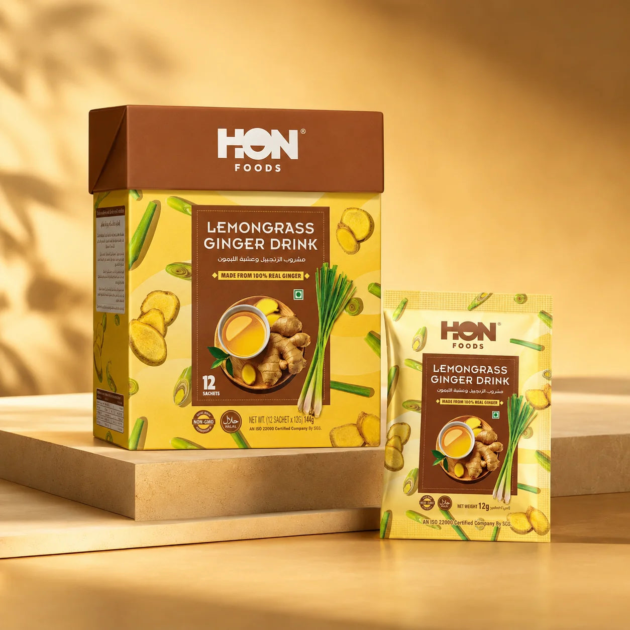 Lemongrass Ginger Tea | Caffeine-Free Herbal Infusion