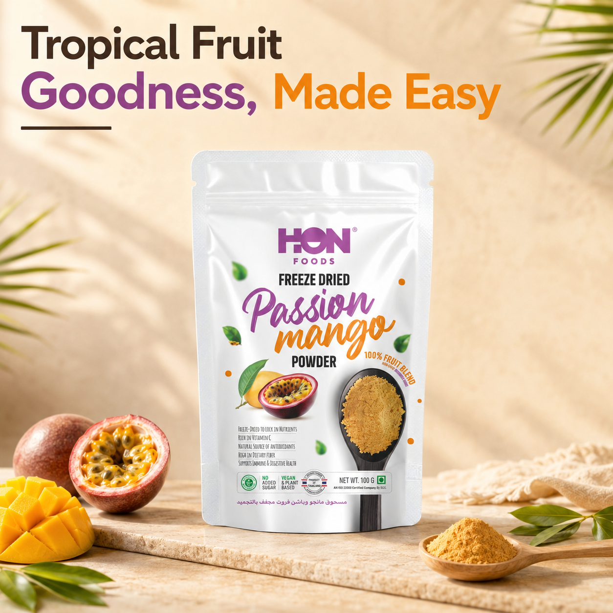 Freeze Dried Passion Mango Drink Powder 100gm