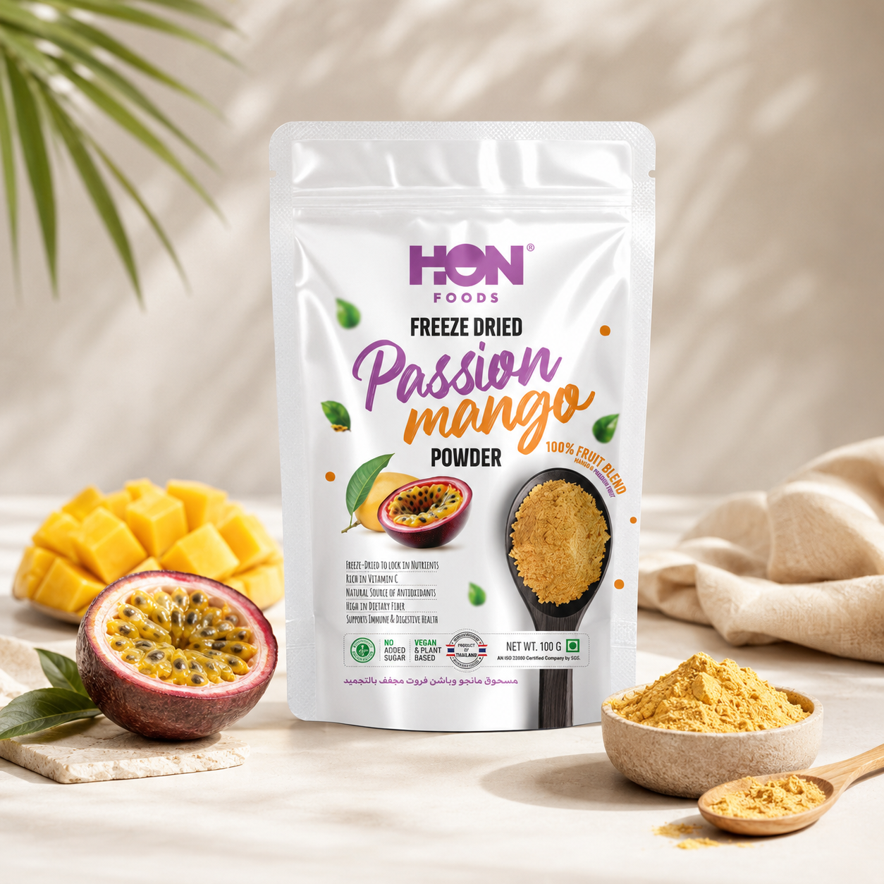 Freeze Dried Passion Mango Drink Powder 100gm
