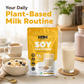 HON FOODS Soy Milk Powder [Plant-Based / Milk Alternative, Non-GMO & 42% Protein] Pack of 300 gm