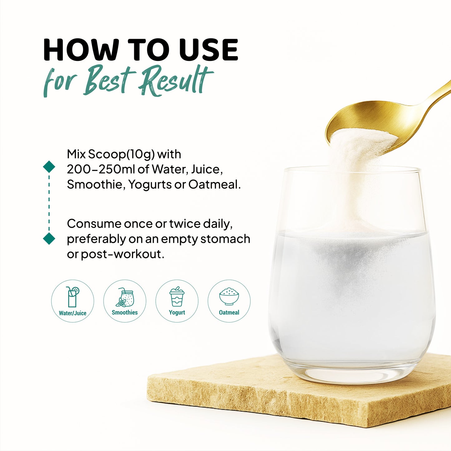 enfe Brazilian Bovine collagen Peptides,300g (Unflavored), 90% Protein & 18 Amino acids For overall health, 100% Grass-Fed & Halal