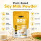 HON FOODS Soy Milk Powder [Plant-Based / Milk Alternative, Non-GMO & 42% Protein] Pack of 300 gm