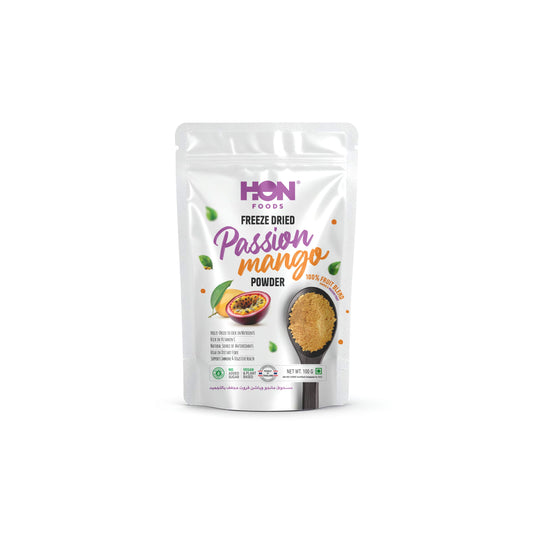 HON FOODS Freeze Dried Passion Mango Drink Powder 100gm
