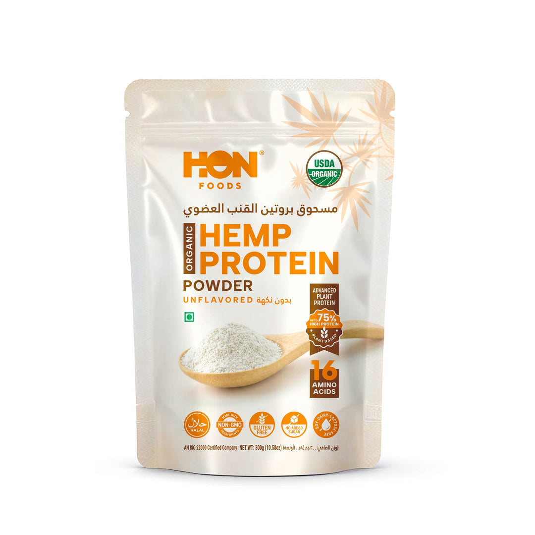 Organic Hemp Protein Powder 300g (Unflavored)