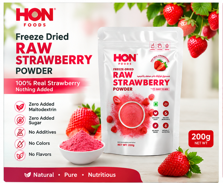 Freeze-Dried Raw Strawberry Powder 200g