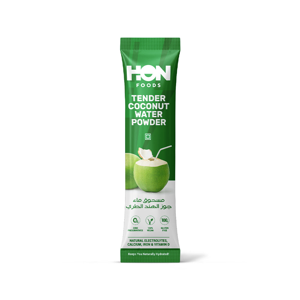 Tender Coconut Water Powder with Natural Electrolytes for Hydration & Healthy Skin (Pack of 12 Sachet)