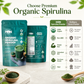 HON FOODS Organic Spirulina Powder, USDA Certified, Protein-Rich Superfood for Energy and Immunity, 100gm
