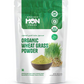 HON FOODS Organic Wheat Grass Powder, USDA Certified, Halal, Rich in Vitamins and Minerals, 100gm